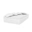 Chill Bed - 4 Pillows - 90.5" X 47.25" - Basic - White-65139762