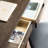 Walnut Rectangular Solid Wood Writing desk with drawers desk-1098519647