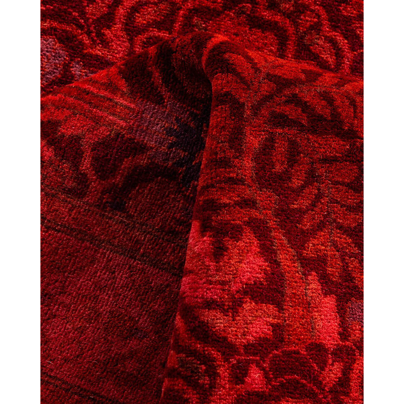 Overyed One-of-a-Kind Runner 2'7" X 12'5" Hand Knotted Area Rug