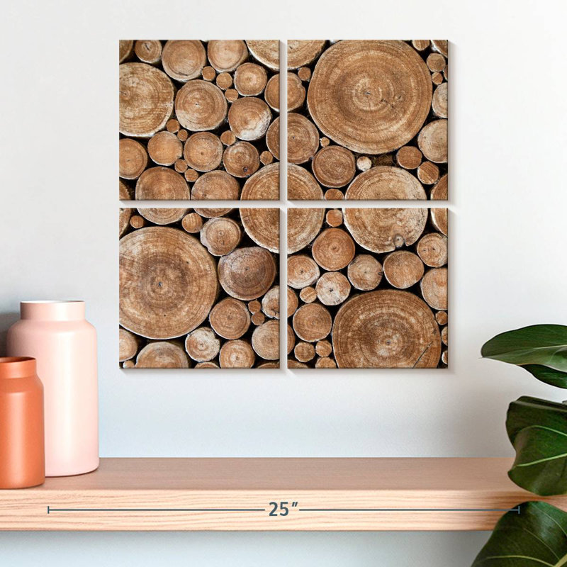 Senne Tree Stumps, 18" H x 18" W