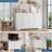 55" Modern Sideboard Buffet Cabinet with Drawer, Shelves & Door Storage-1829132253