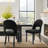 Linen Upholstered Dining Chairs with Curved High Back and Solid Wood Legs-1540862373-1540862362