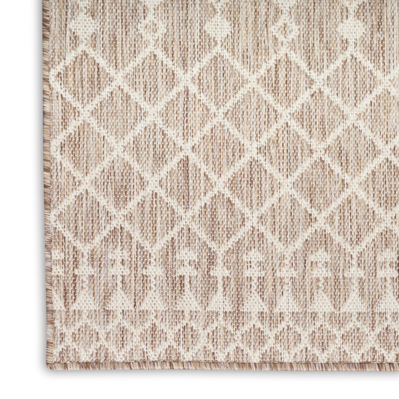  Tapis moderne beige 2 pi 2 po x 12 pi Positano, Beige, Runner 2'2" x 12'