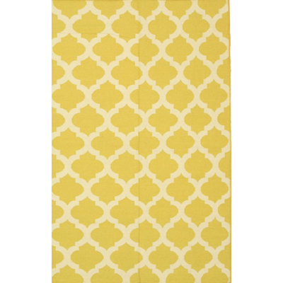 Flatweave Wool Geometric Area Rug