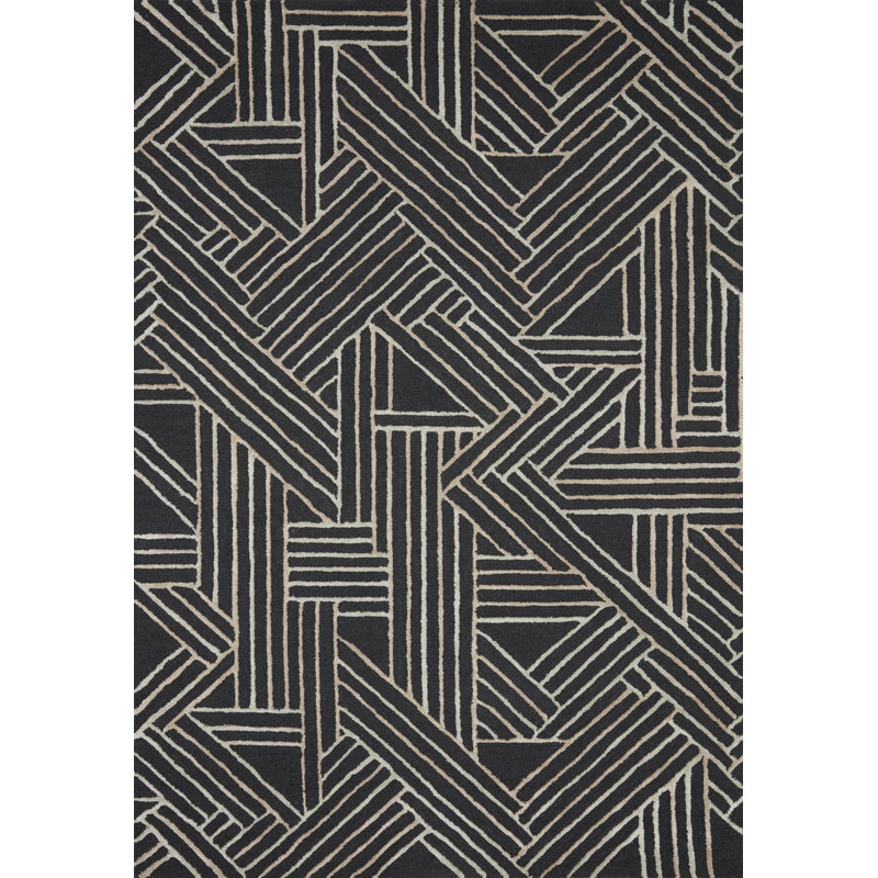 Dellon Wool Geometric Indoor Rug, 5' x 7'6"