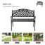 Banc de jardin en aluminium Stark World