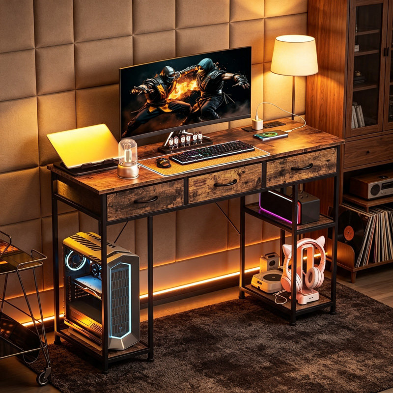 Steel Computer Desk
