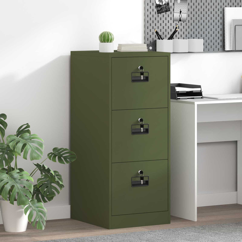 Storage Cabinet, Olive Green