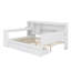 Lit de jour avec 3 tiroirs, ports USB et bureau-482464521