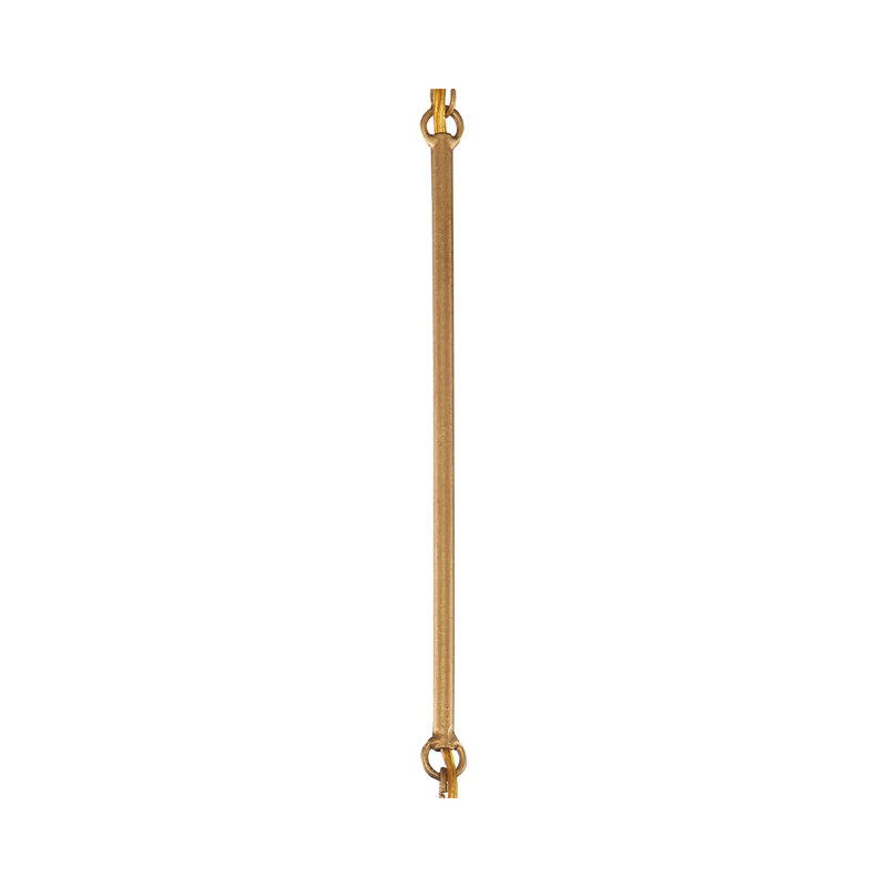 12" (6) Antique Gold Leaf Extension Rods