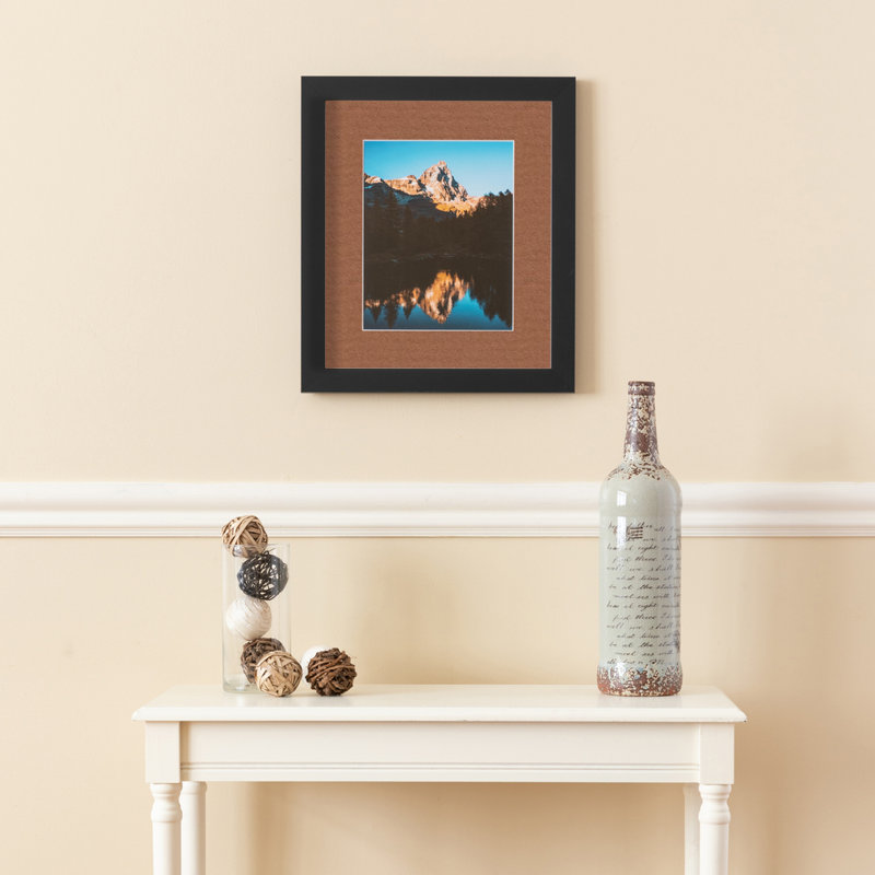 Cadre pour photo simple 5 "x 5" en bois mat, Paloma