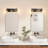 3-Light Bathroom Vanity Light Over Mirror, Rustic Wall Sconce Lighting with Glass Shades for Bathroom, Bedroom, Hallway-445344421-445344444