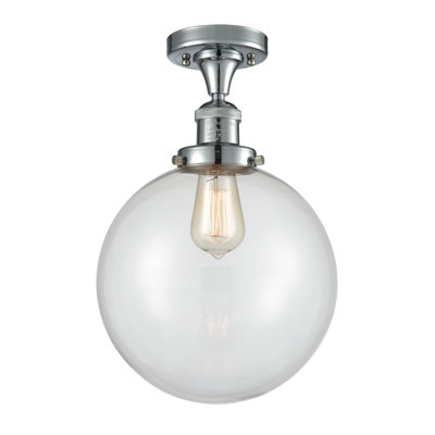 Clementina Glass Semi Flush Mount
