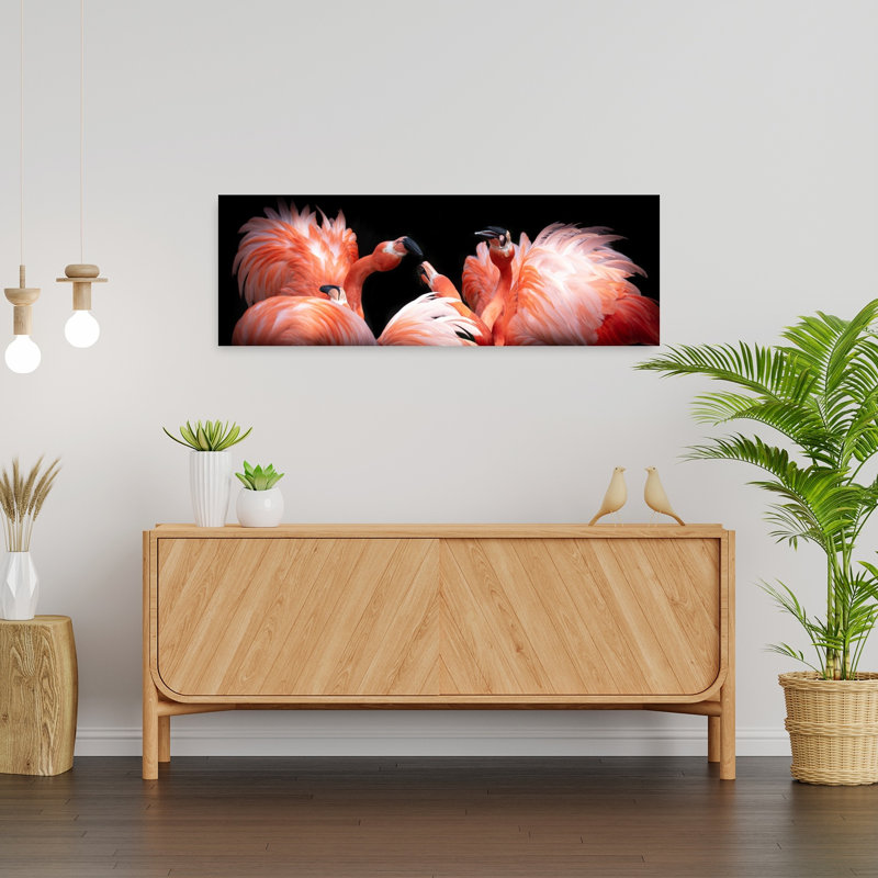 Flamant rose, flamant rose, H 36 po x l 12 po