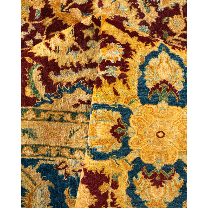 Roskes One-of-a-Kind 8' 2" X 10' 0" 2000s Wool Area Rug in Red