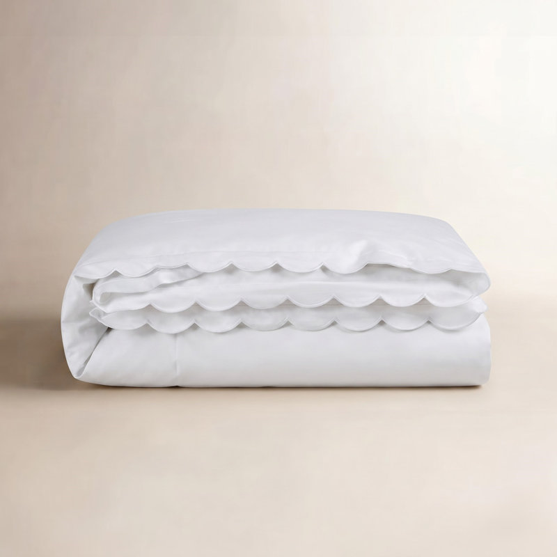 Kelly Linen Duvet Cover, King Duvet Cover, White