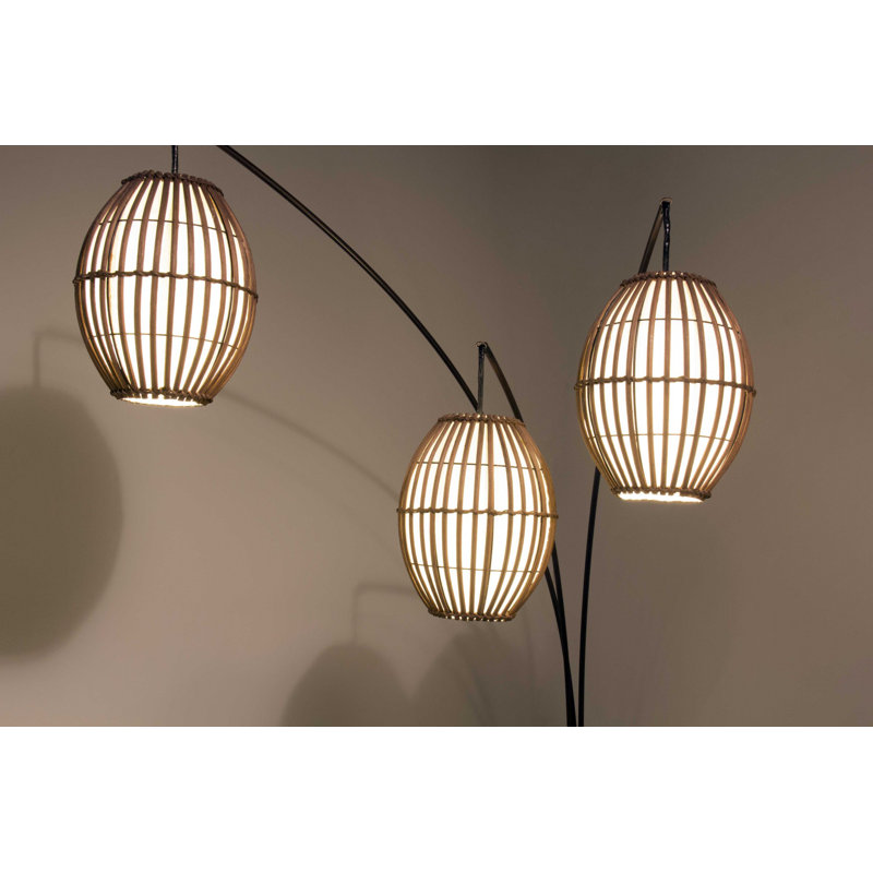 Petworth 82'' Metal Task Floor Lamp Set