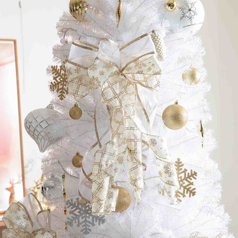 Ensemble de 178 décorations de Noël incassables, pinecone et rubans
