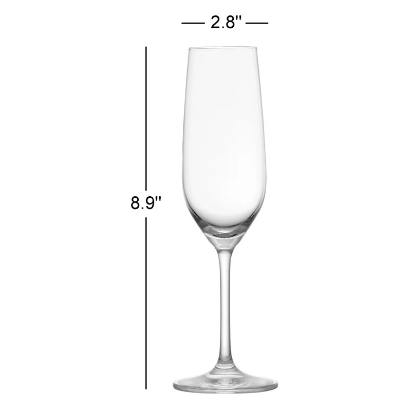 Forte 8 oz. Crystal Flute