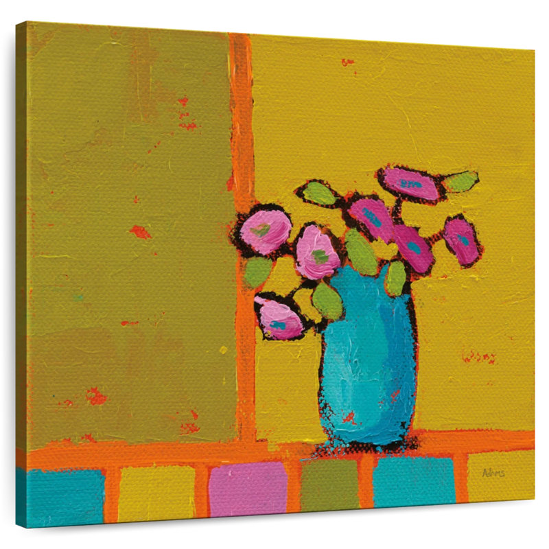 Harnek Turquoise Vase, 10" H x 10" W