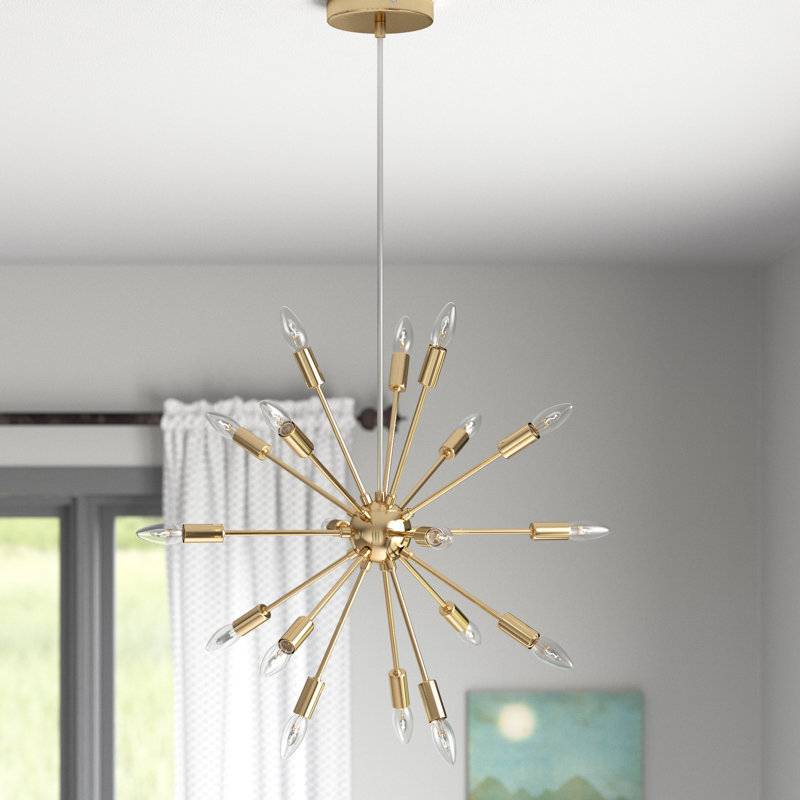 Adelynn 18 - Light Unique/Statement Pendant, Silver