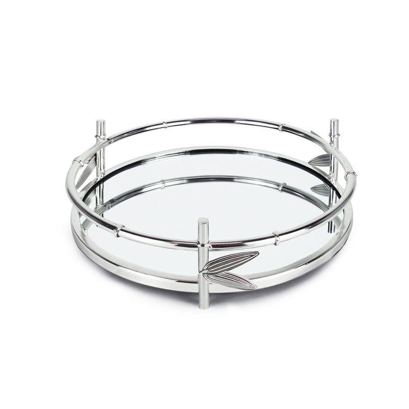 Plateau Yulganna, Argent, 3 po L x 9,75 po P x 9,75 po H