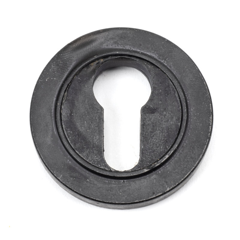 Concealed, Plain Escutcheon 3 Piece Door Accessory Set, External Beeswax