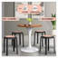 Ensemble de 2 tabourets ronds en plastique empilables Alysoun-194691296