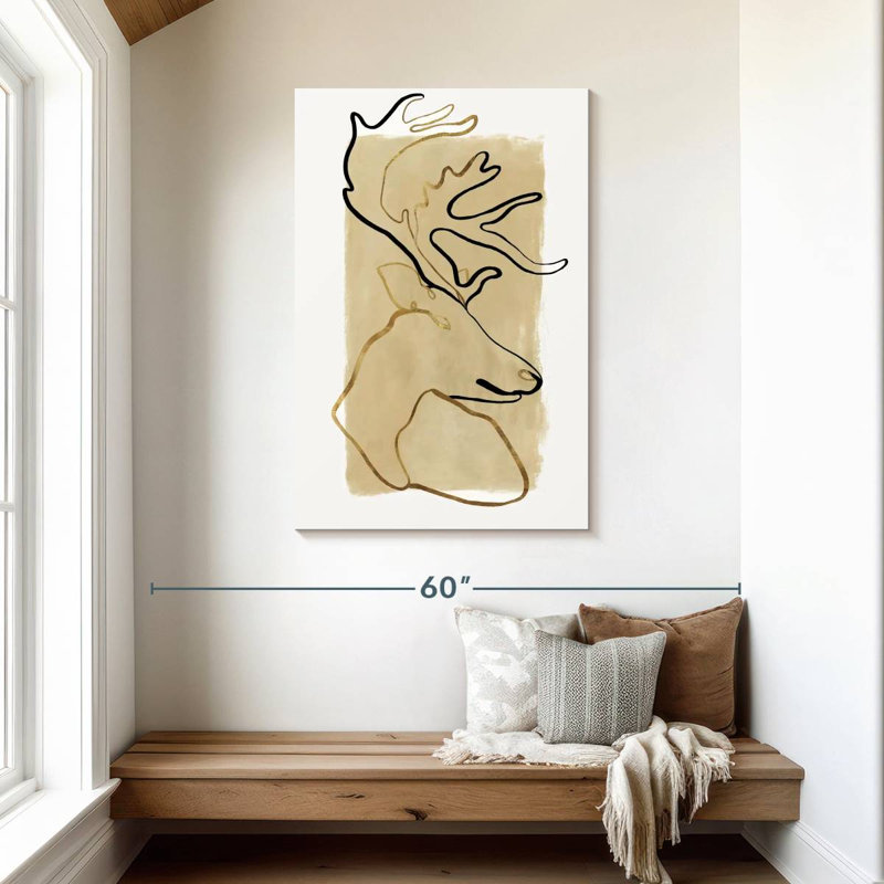 Brampt Antlers, 45" H x 30" W