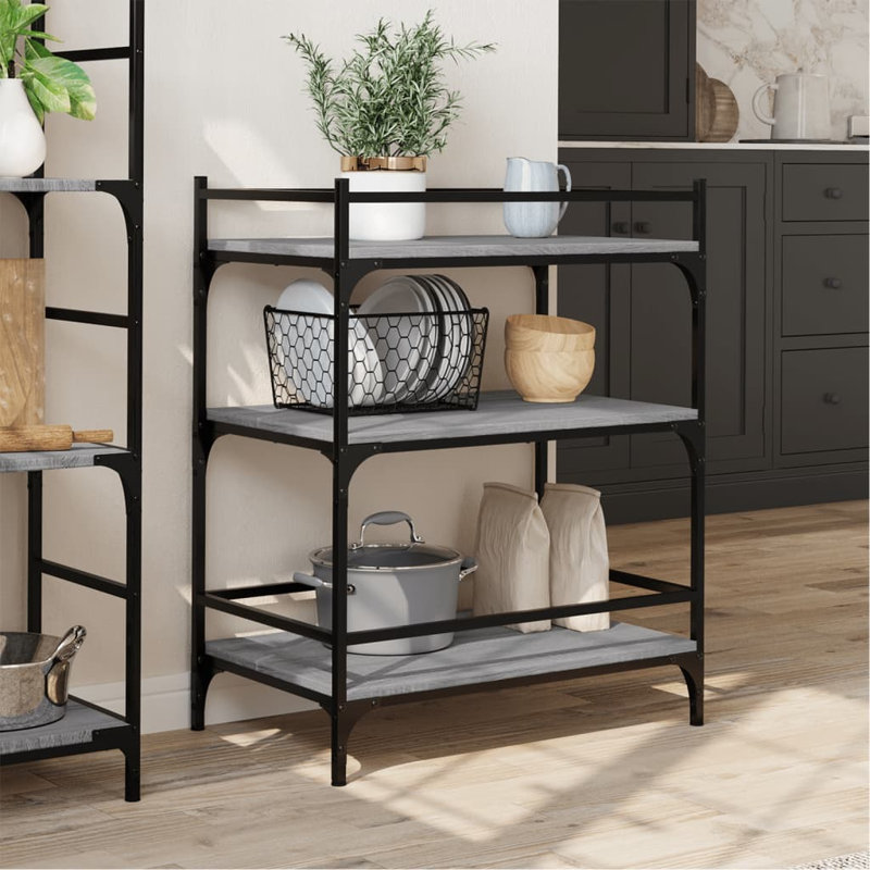 Newfolden Bar Cart, Grey Sonoma