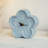 Flower Shaped Analog Wood Quartz Tabletop Clock