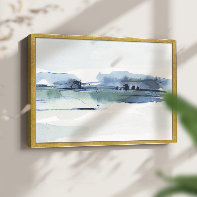 Ultramarine Vista II - Reproduction encadrée - Restickable