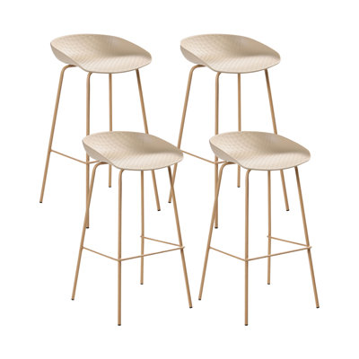 Bar Stool with Iron Frame