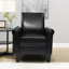 Fauteuil d'appoint rembourré en similicuir Deundria Comfy-747618139