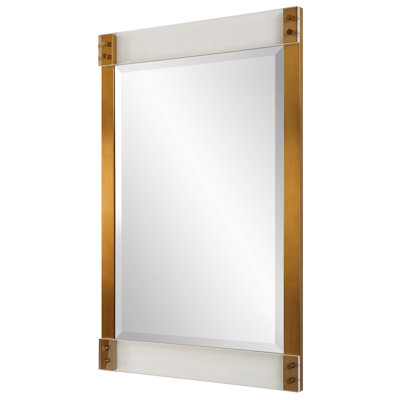 Xana Stainless Steel Rectangle Wall Mirror