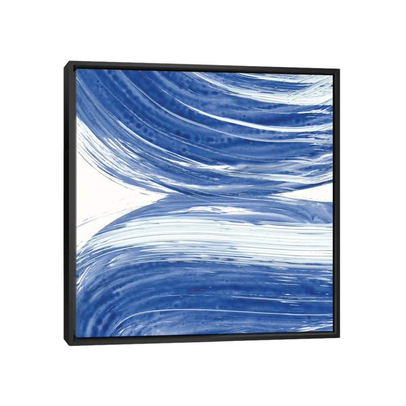 « tourbillon ii », impression sur toile, H 18 po x l 18 po x P 1,5 po, Pas de tapis, Toile avec cadre noir