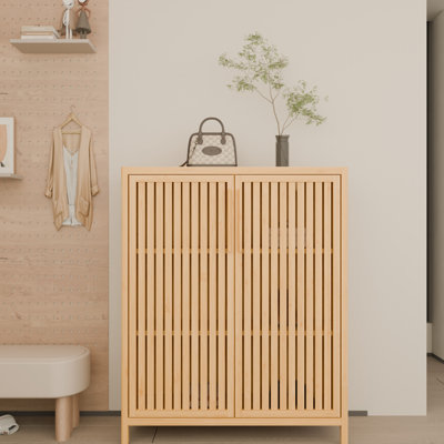 Armoire mince de 42 pouces pour petits coins - Tour à linge autoportante avec rangement pratique et assemblage facile 2 tablettes ouvertes dans la salle de bain