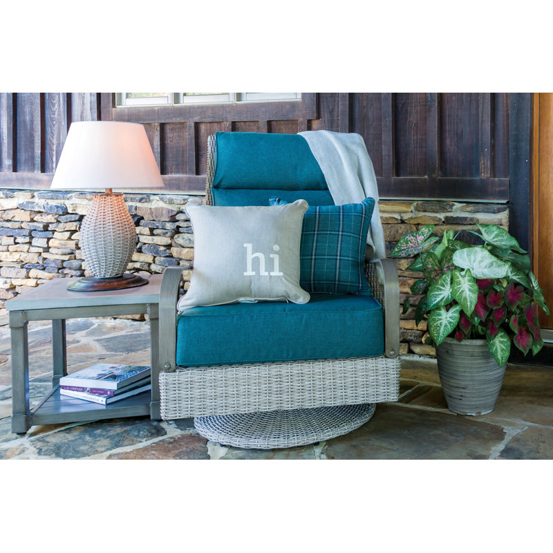 Townsend 26 " Plug-in Outdoor Table Lamp, 26" x 16" x 16", Smoke