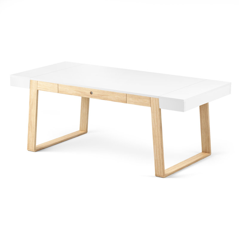 Dining Table, White, H75 x L198 x W100cm 