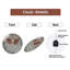 Horloge-chiffres-tissu-houx-feuilles - horloge murale moderne en verre 12 po