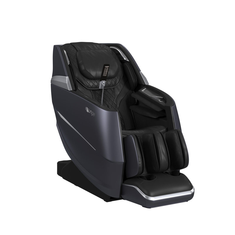 Fauteuil de massage en polyuréthane noir