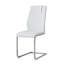 Chaise d'appoint Eshel en blanc / gris-91900236