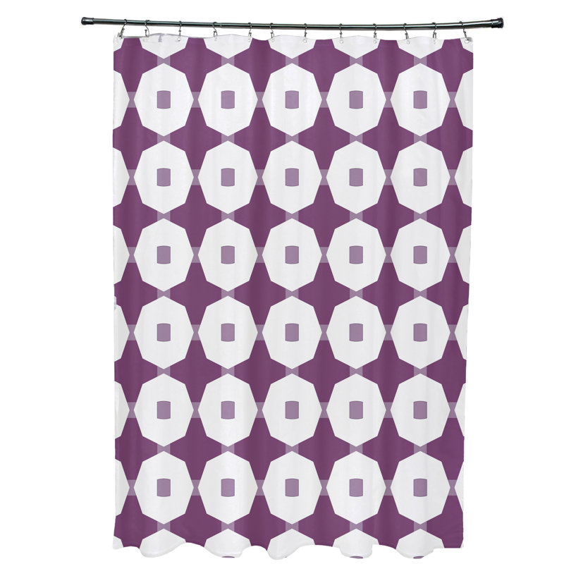 Rideau de douche Ayasha, Mauve