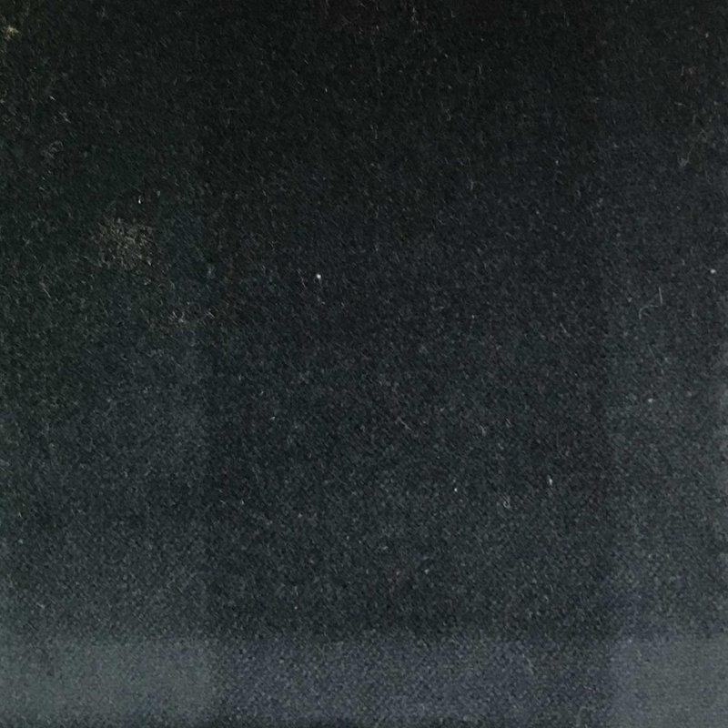 Bowie-Regal Cotton Plain Velvet Upholstery Fabric, Navy