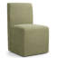 Chaises d'appoint de salle à manger avec sièges rembourrés Modern Linen-132492499