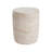 Outdoor/Indoor Lightweight Concrete Side Table/Travertine Finish