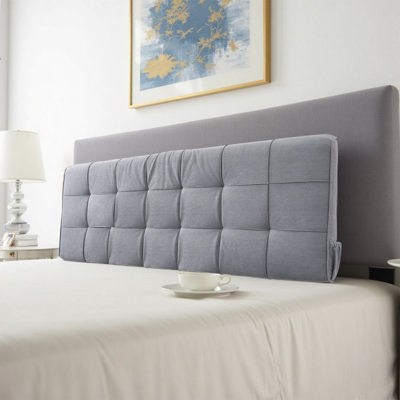 Bed Headboard Cushion with Removable Cover