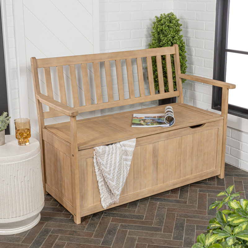 Sophie Solid Wood Acacia Outdoor Bench