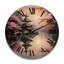 Horloge murale en bois massif Marlinda-1906246673