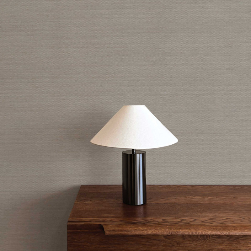 Rufas Tight Weave Jute Authentic Grasscloth Wallpaper, Sage